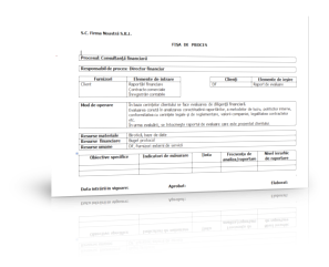 Plan de continuitate afacere - Personalizat